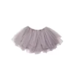 Custom dusty lilac baby tutu skirt, featuring multiple layers of soft premium tulle, a comfortable elastic waistband, and a voluminous ballerina silhouette. High-quality infant girl's occasion wear from a professional OEM/ODM clothing manufacturer.