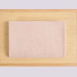 Pink ribbed baby blanket from an OEM baby blankets factory in China.