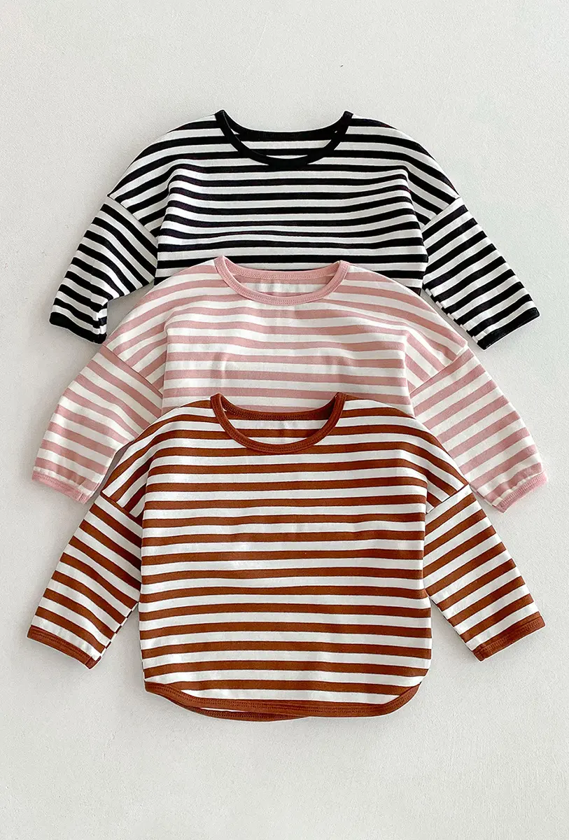 Custom long sleeve baby T-shirts manufacturer