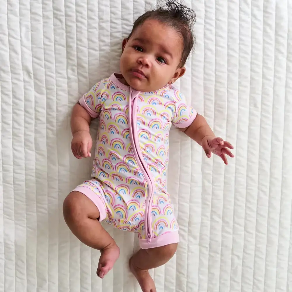 Soft and comfortable baby bodysuit materials