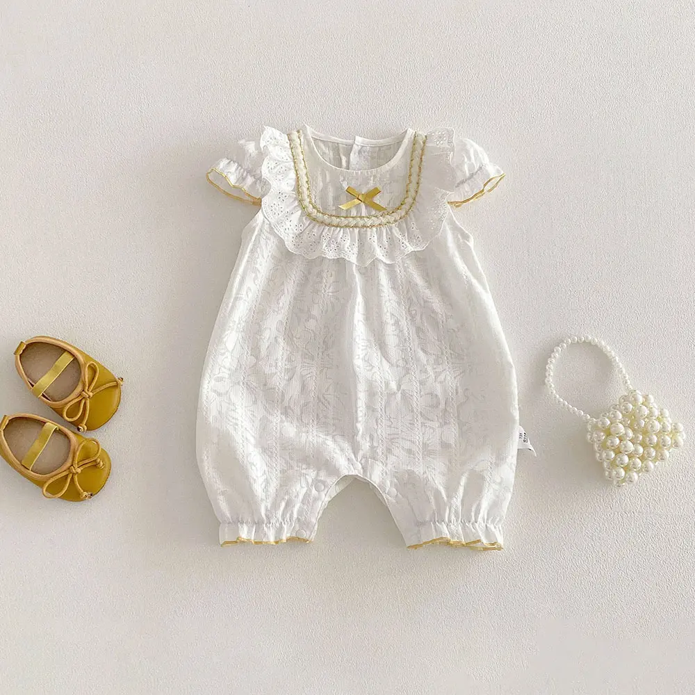 Custom Short Sleeve Baby Bodysuits Manufacturer