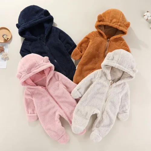 Baby Fleece Suits Custom Logo Apparel