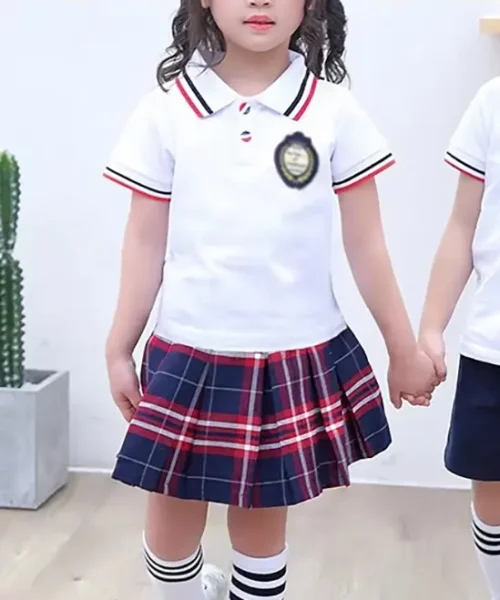 Custom Kindergarten Uniforms Production Line